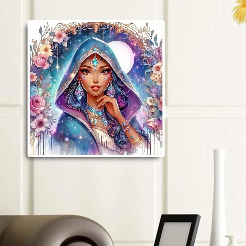 Diamond Painting - Full Round Drill - Princess Pocahontas(Canvas|40*40cm)