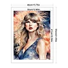 Taylor Swift-11CT Stamped Cross Stitch 40*55cm/15.75*21.65in