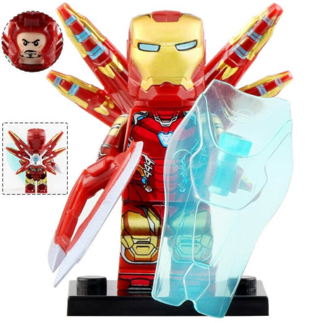 Iron Man Mk 85 Custom Marvel Superhero Minifigure Minifigure Bricks monstertoys