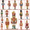 DIY Christmas Nutcracker Wooden Diamond Painting Ornaments