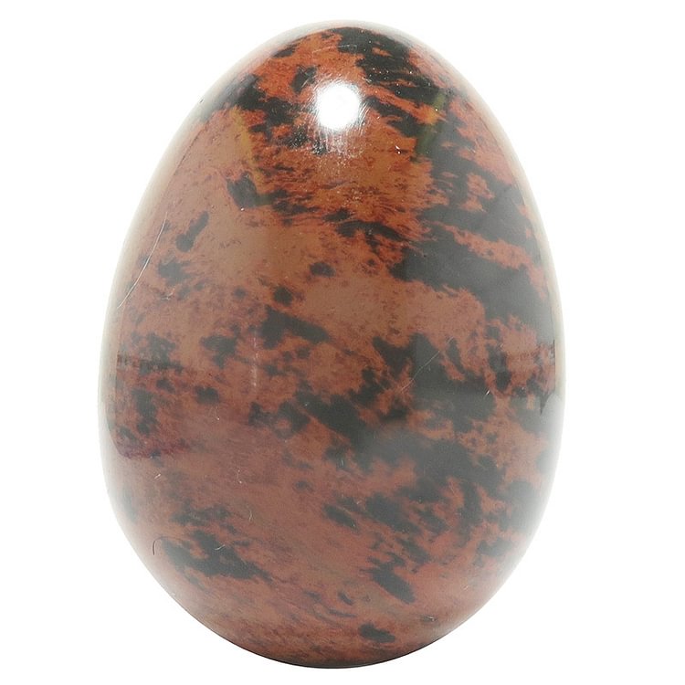 Easter Mahogany Obsidian Spiritual Security Crystal Egg