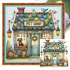 (Multi-Style) Pet Store-11CT Stamped Cross Stitch 45*45cm/17.72*17.72in tapestrymarket