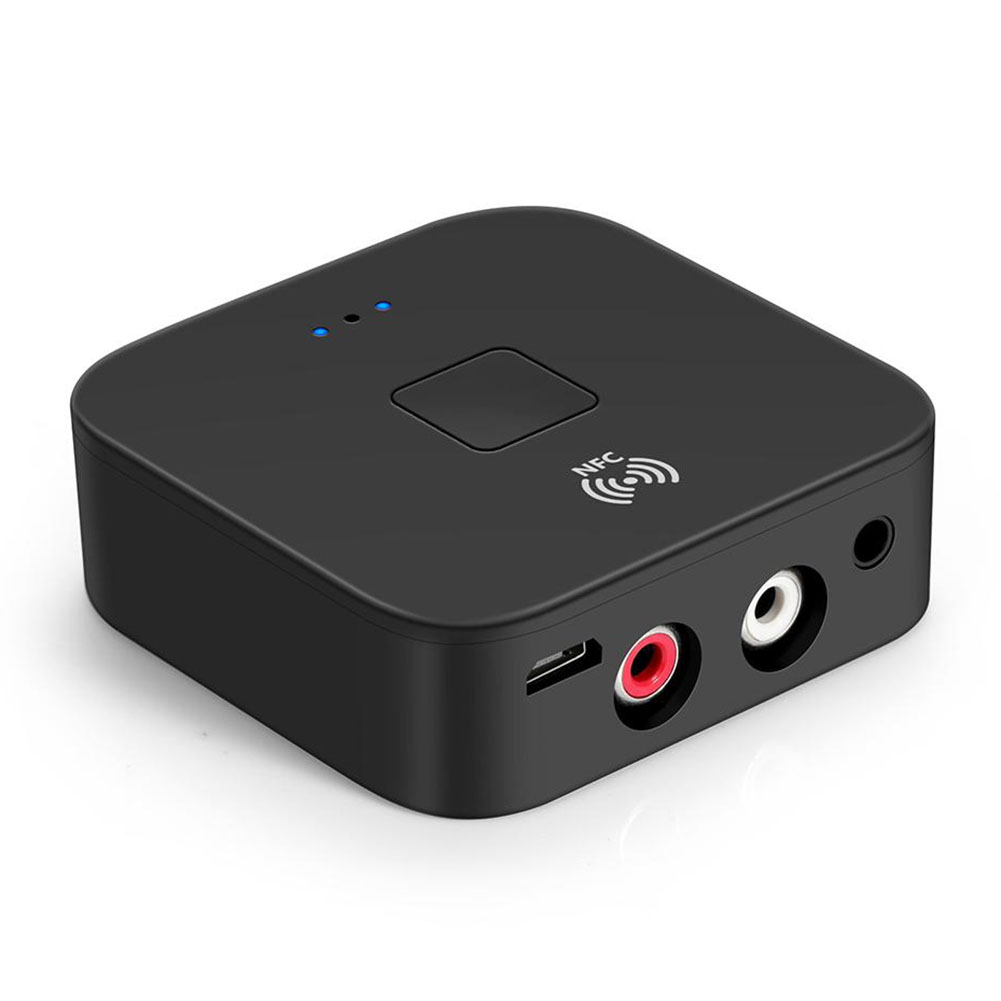 

Bluetooth 5.0 Audio Receiver NFC RCA 3.5mm Jack Adapter for Car Speaker, 501 Original