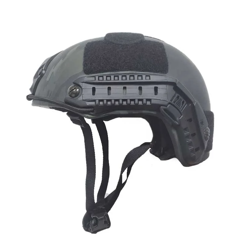 Camouflage Black Ballistic Helmet NIJ Level IV FAST Full-Cut Combat II Kevlar Bulletproof Helmet