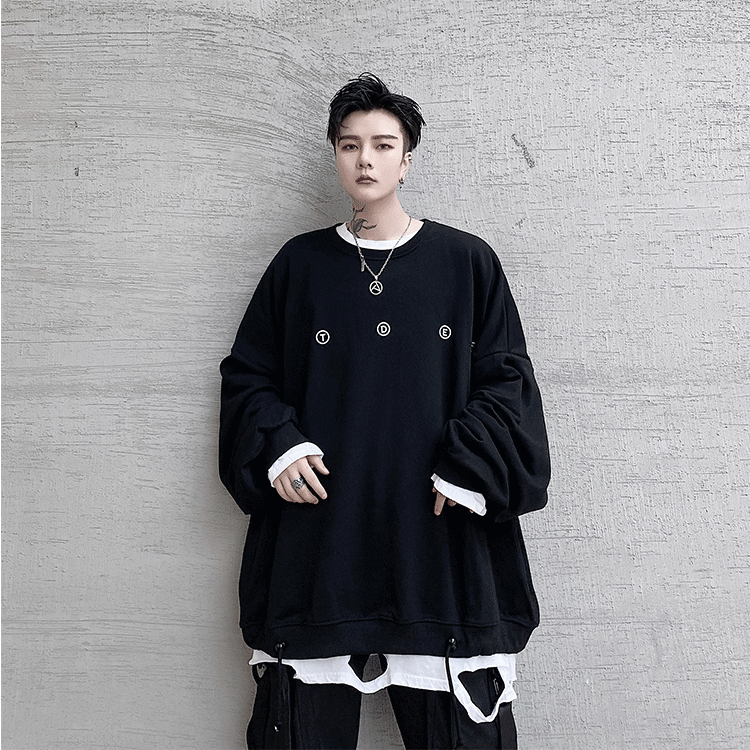 D565-P85 Metsoul Darkwear Sweater-dark style-men's clothing-halloween