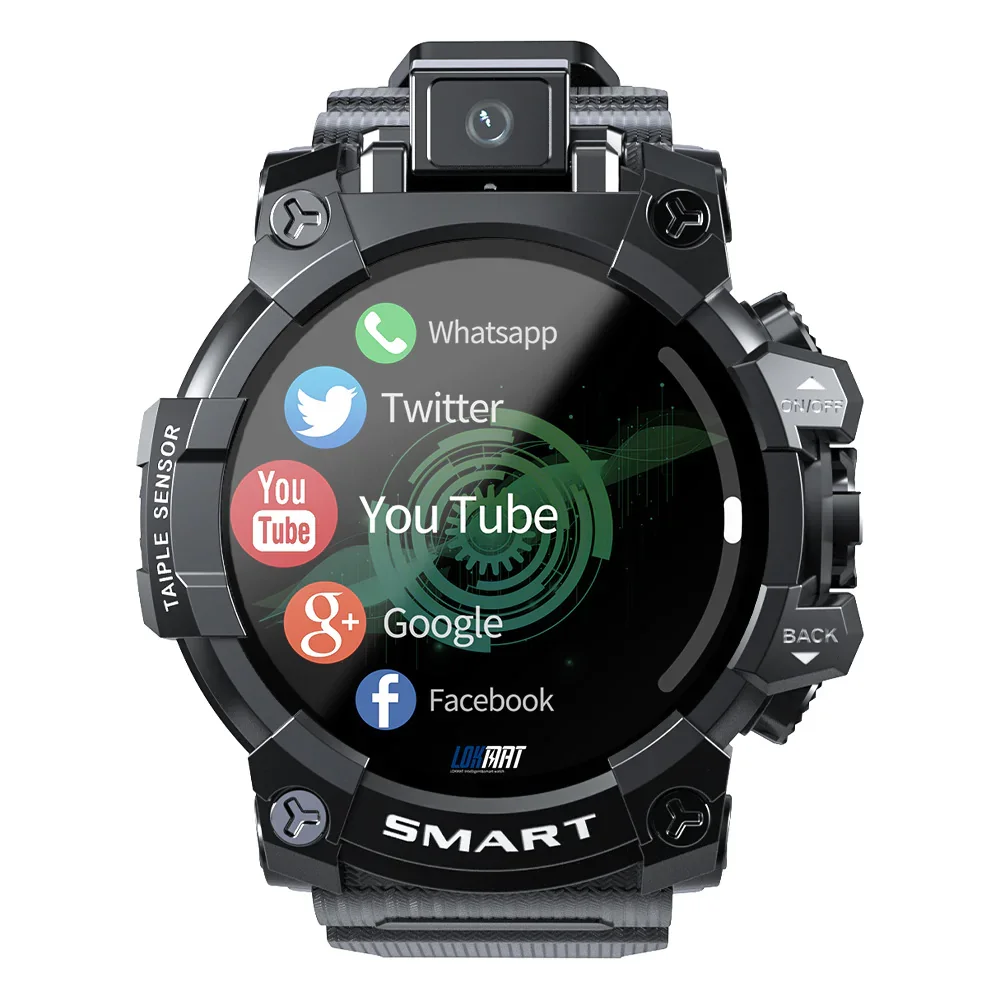 Video Call Wifi Internet Download GPS Positioning Smart Watch