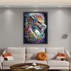 (Big Size) Colorful Dragon - 11CT Stamped Cross Stitch 50*65cm/19.69*25.59in
