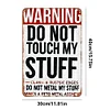 Warning - Vintage Metal Signs(12*16Inch) - Warning