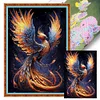 Colorful Phoenix-11CT Stamped Cross Stitch 40*60cm(Big Size)