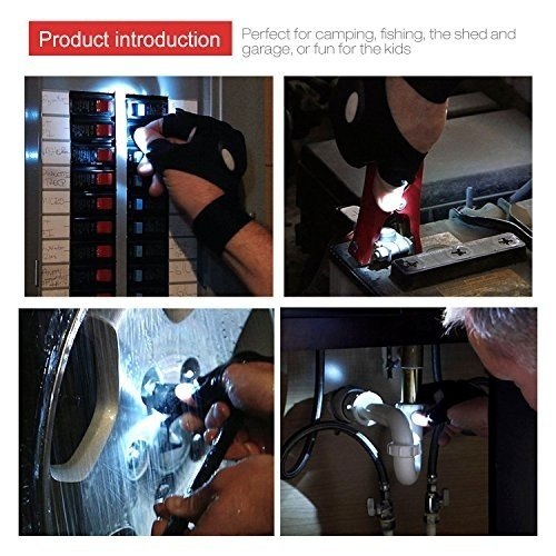 fingerlessglove, Outdoor, led, ledfishingglove