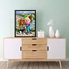 Diamond Painting -DIY Round Drill Blonde Girl Horse Dog