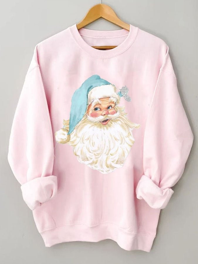 Christmas Print Casual Sweatshirt