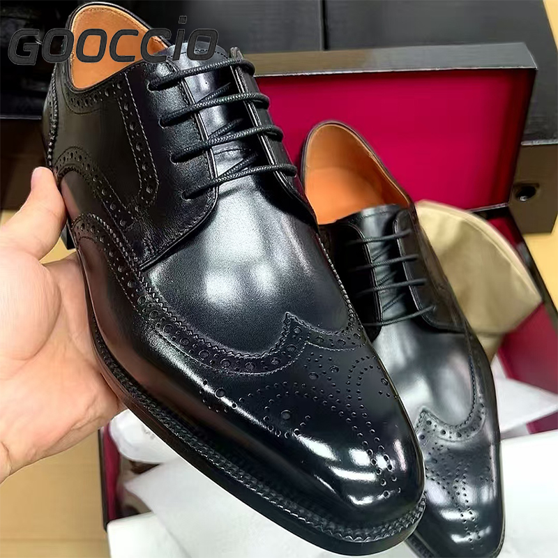 YH203 Prenium Calf-Skin Dress Shoes/Derby Shoes For Men GOOCCIO   