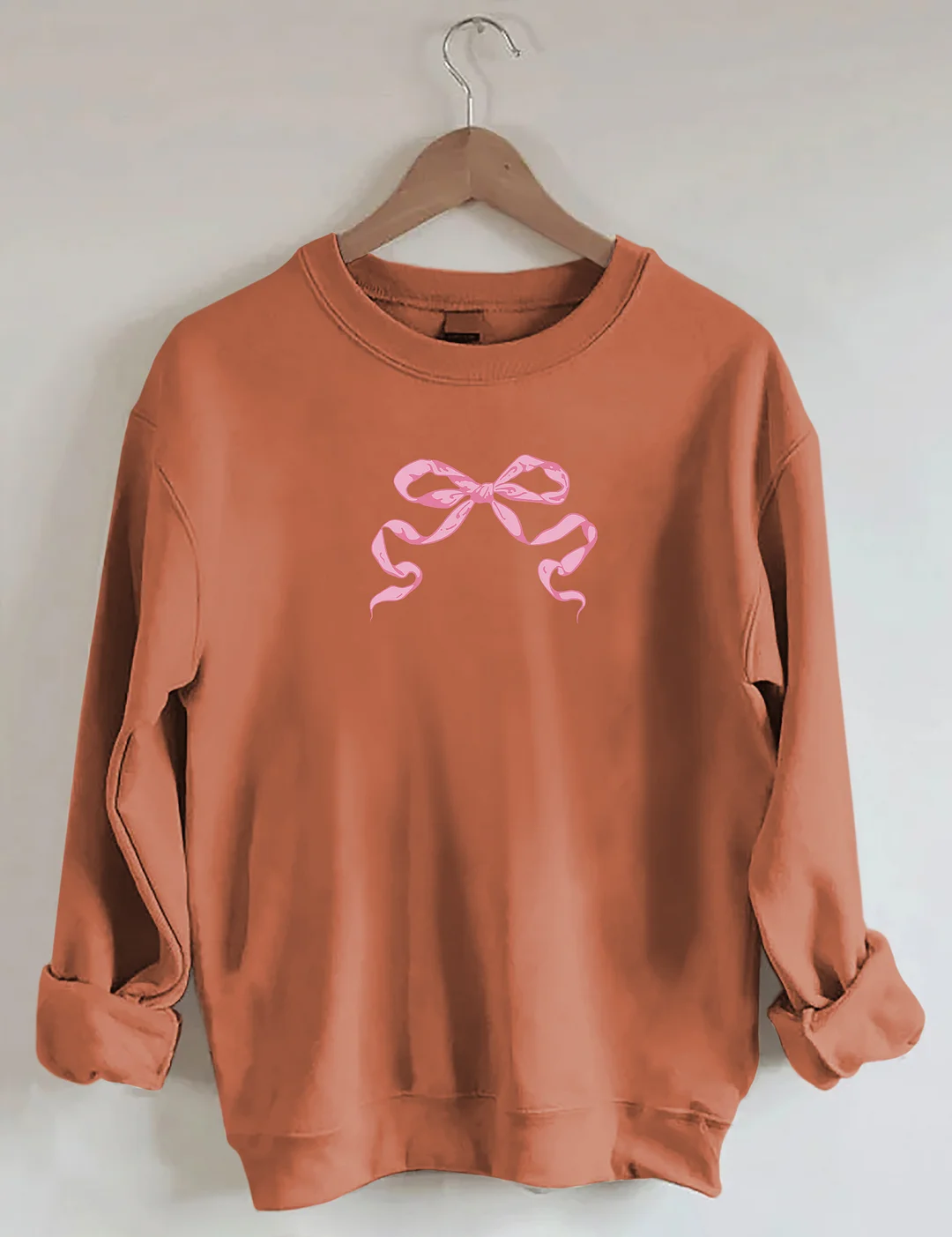 Coquette Pink Bow Y2K Sweatshirt