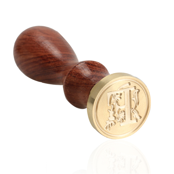 

Alphabet Letter F Retro Wood Sealing Wax - Wax Seal Stamp, 501 Original
