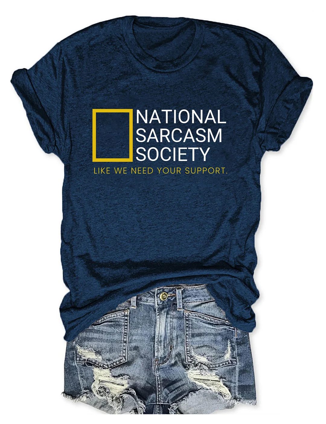 National Sarcasm Society Premium T-shirt