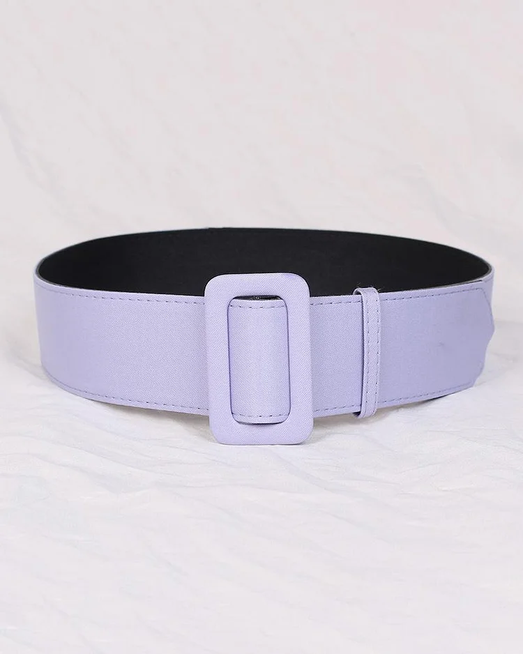 Women's Fashion 6 Cm Wide Thin Leather Belt