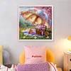 Flower Umbrella-11CT Stamped Cross Stitch 50*50cm