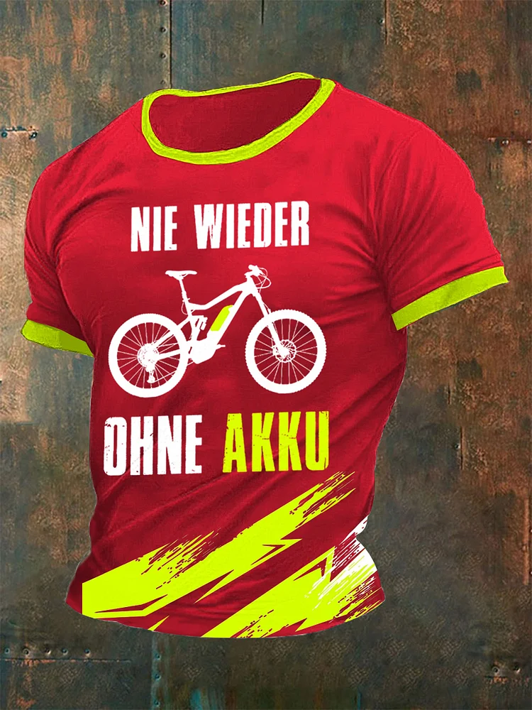 Neues T-Shirt für Männer ohne Akku