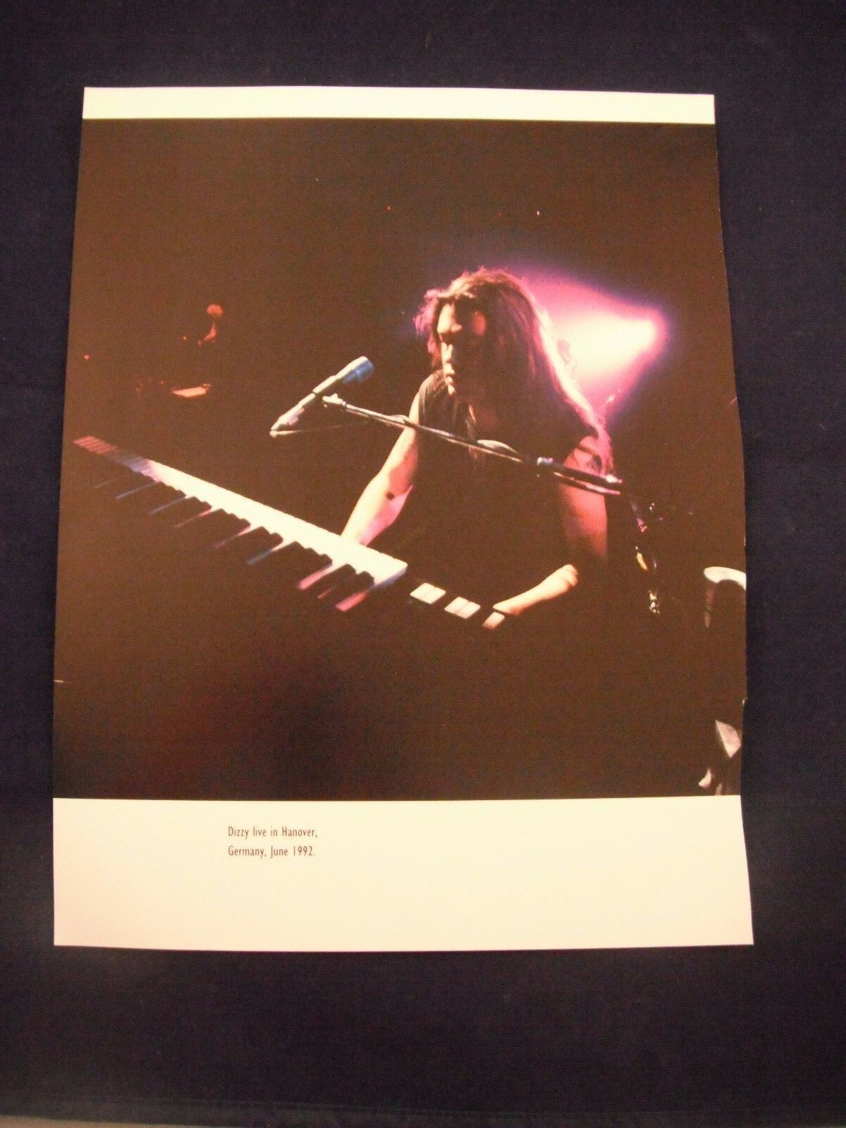 Guns N Roses GnR Coffee Table Book Photo Poster painting Page Dizzy Reed 1992