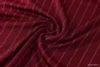 26/27 Arsenal Maroon Pinstripe Short-Sleeve Training Kit