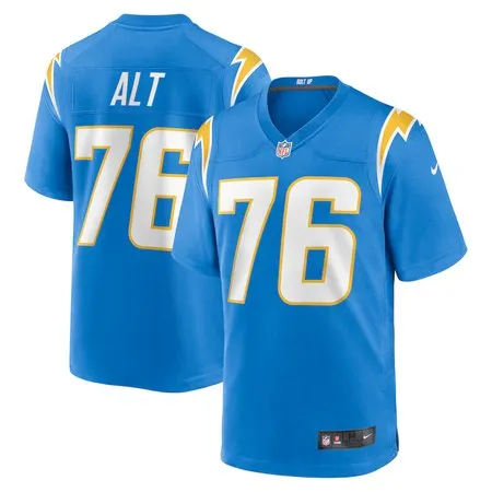 Men's Los Angeles Chargers Joe #76 Alt  Powder Blue Player Game Jersey