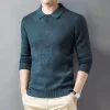 Cashmere-Blend Polo-Neck Sweater [10 Colors]