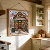 Xmas Shop 11CT 3 Strands DIY Stamped Cross Stitch Kit for Adults 45x45cm tapestrymarket