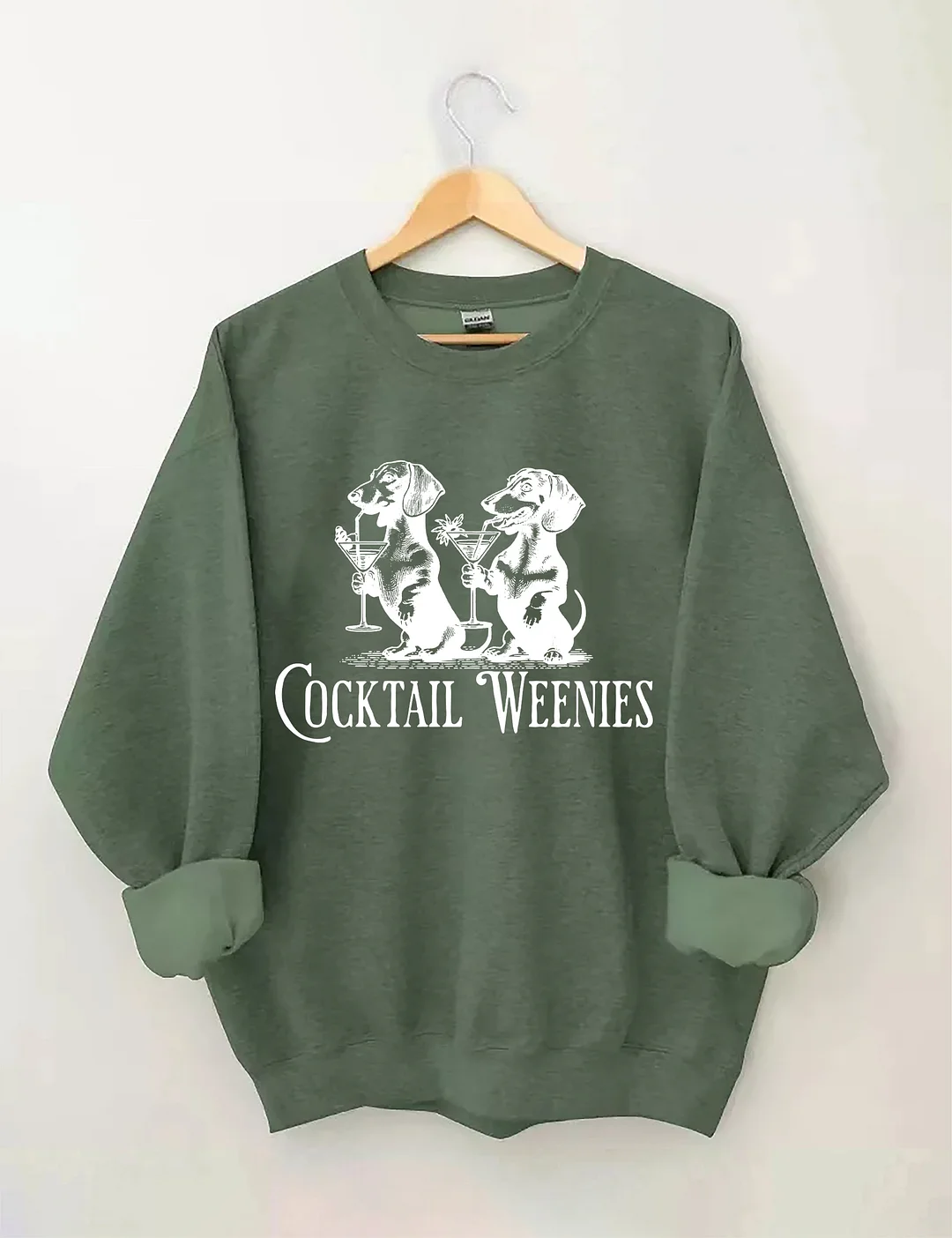 Cocktail Weenies Dachshund Sweatshirt