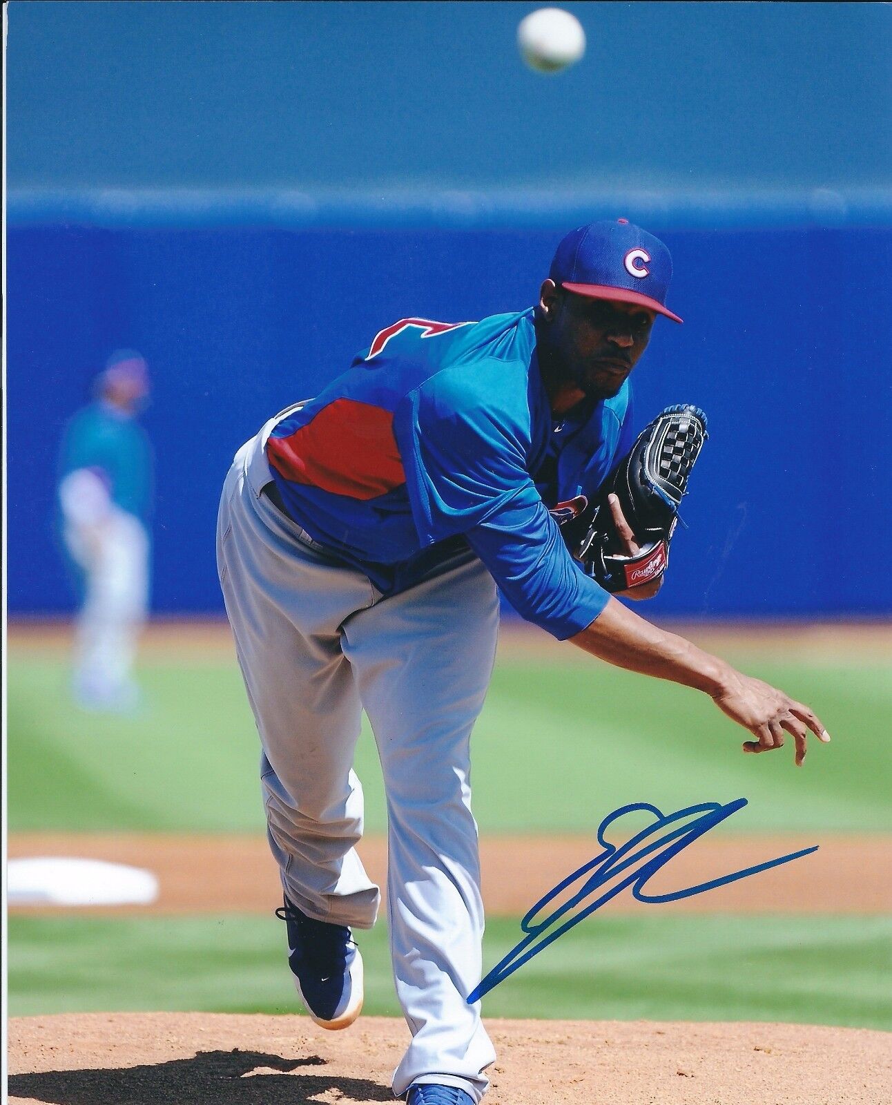 Autographed 8x10 Edwin Jackson Chicago Cubs Photo Poster painting - COA