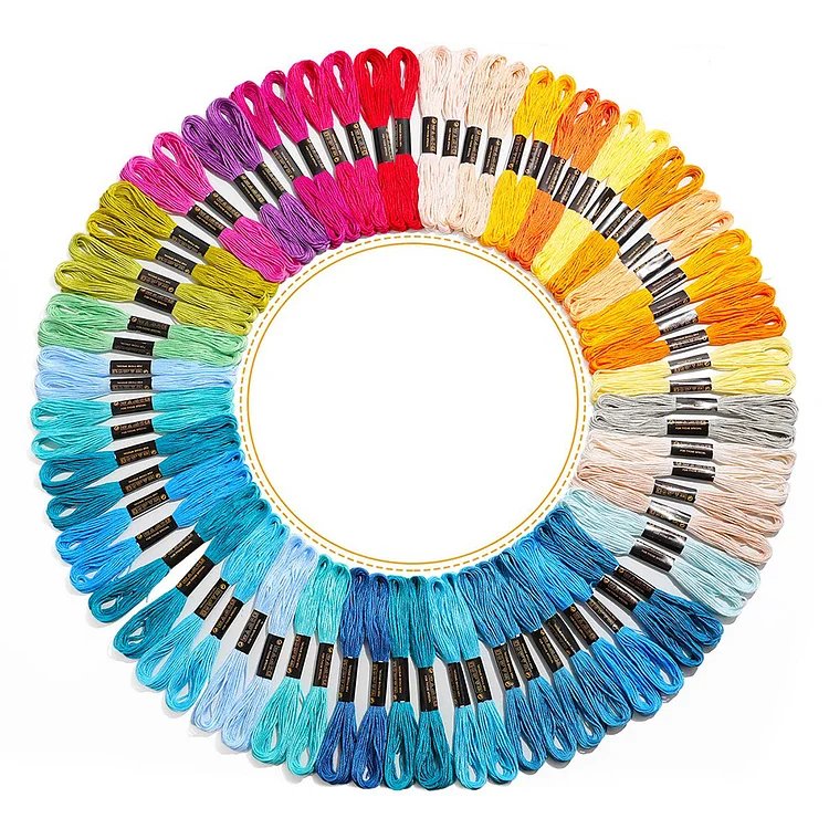 447 Color Cotton Friendship Bracelets Floss gbfke