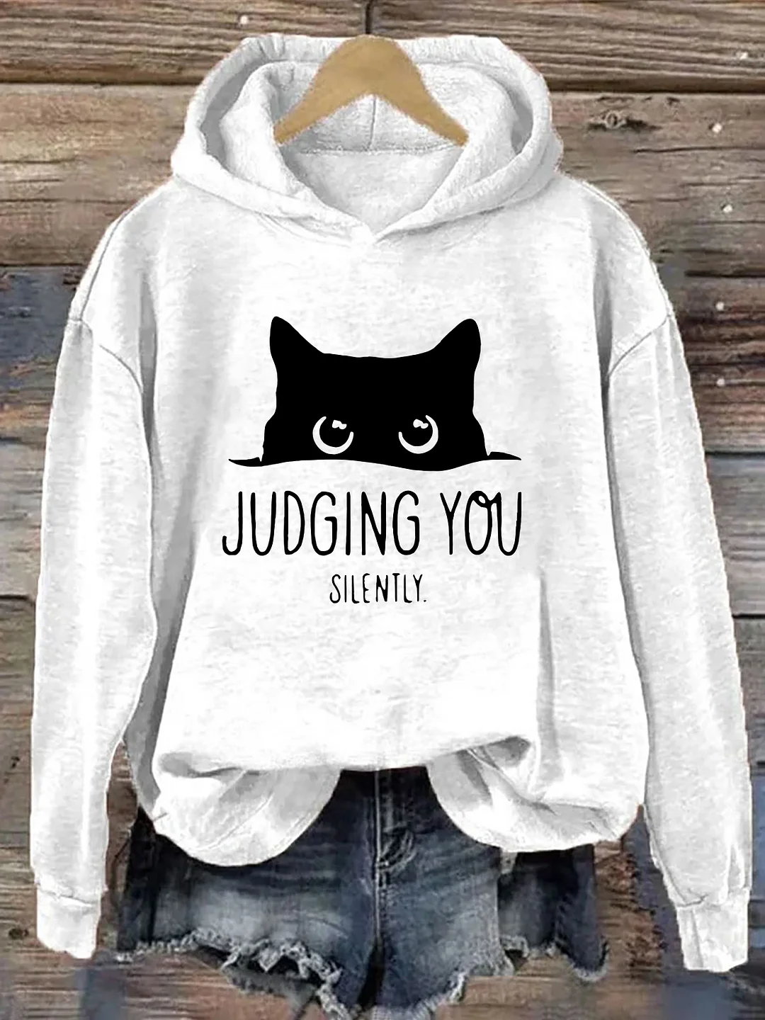  Judging You Silently Hoodie 