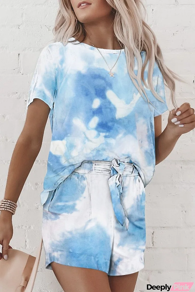 Mint Tie Dye Lounge Set