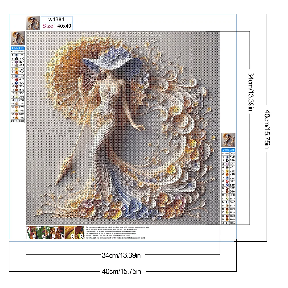Diamond Painting - Full Round Drill - Beauty(Canvas|40*40cm)