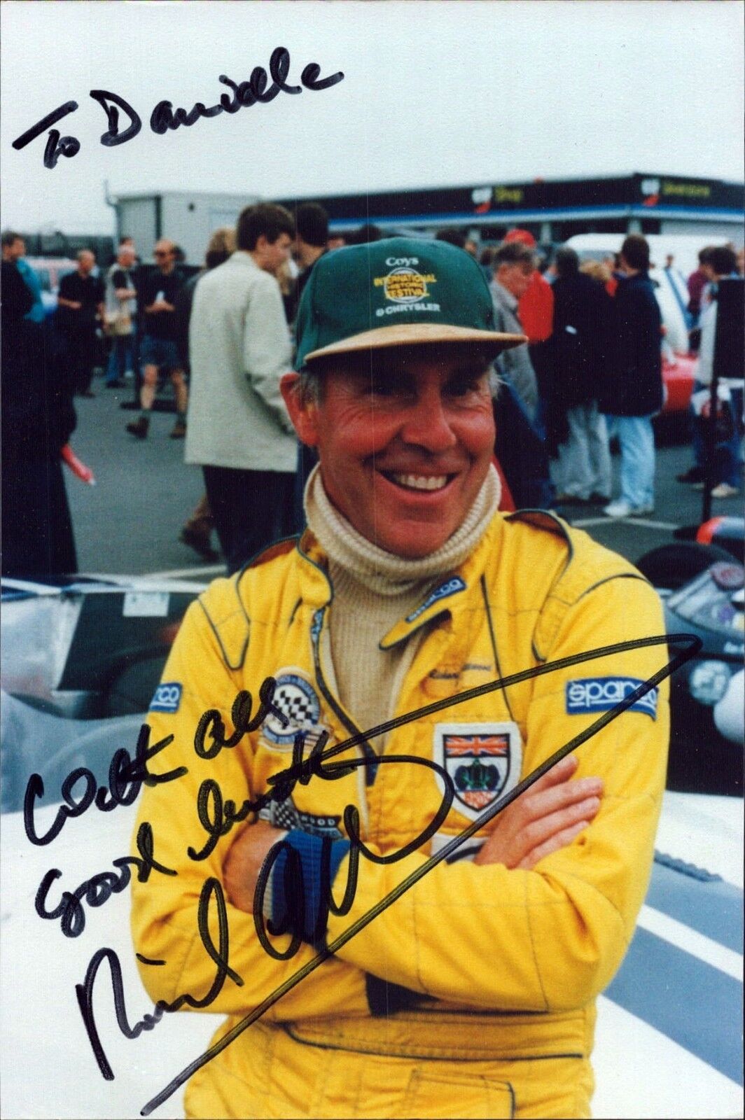 Richard Attwood - Formula 1 - Original Autograph Photo Poster painting (W-6112 +