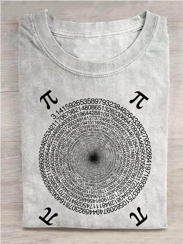 Teecade Teecade  Mathematics Topic Pi T-shirt