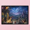 (Big Size)Beauty And The Beast - 11CT Counted Cross Stitch - 80*55cm - Disney