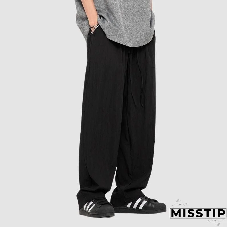 Simple Straight Leg Yamamoto Pants