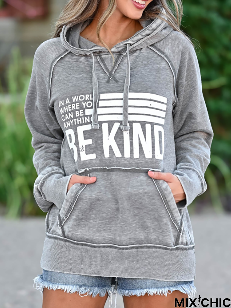 BE ANYTHING BE KIND GRAPHIC HOODIE