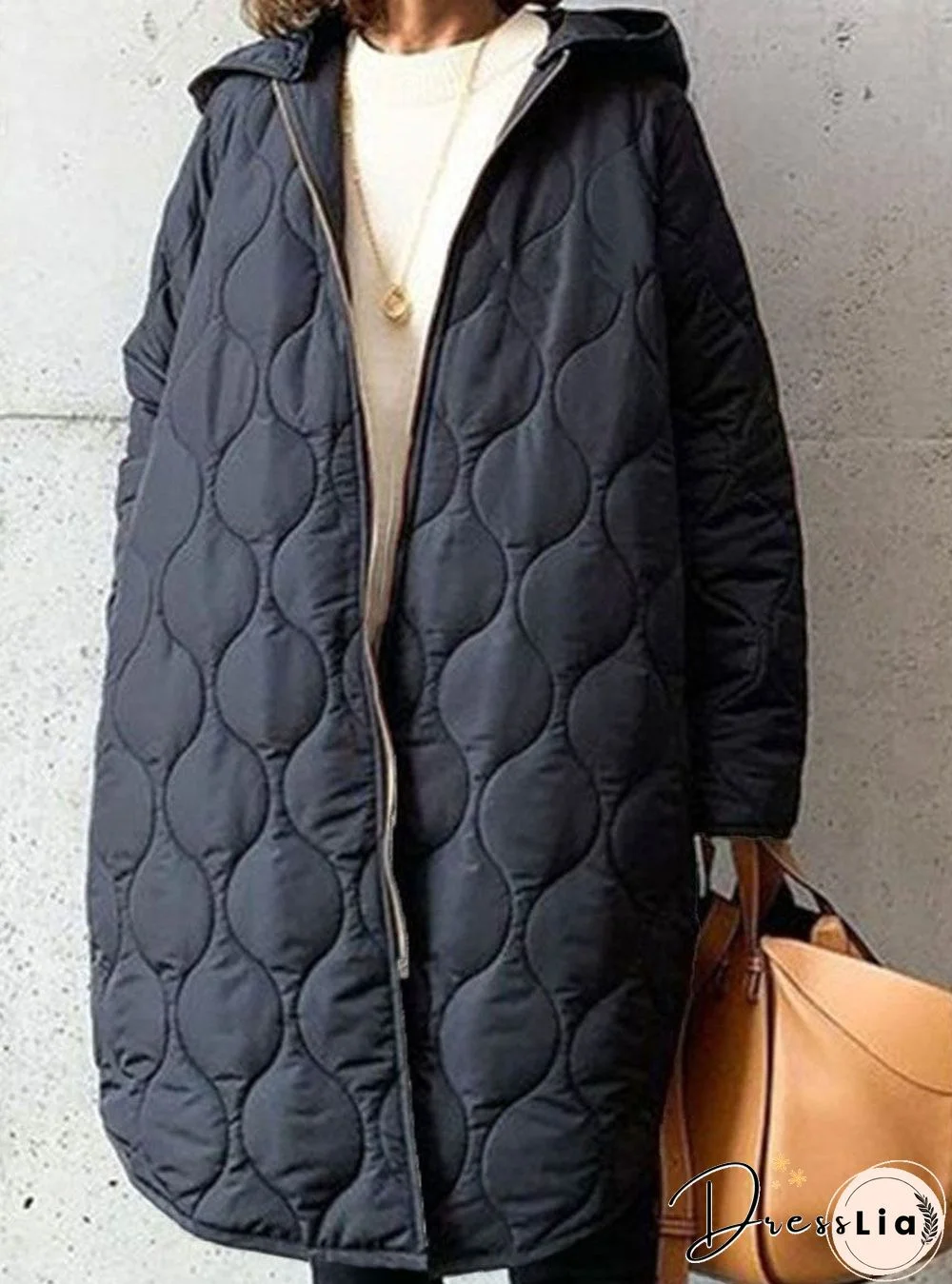 Casual Loose Cotton Cardigan Zipper Coat