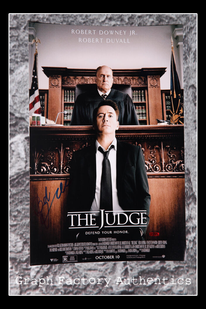 GFA The Judge Movie * ROBERT DUVALL * Signed 12x18 Photo Poster painting R1 PROOF COA