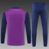 Barcelona 25-26 1/4 Zip Tracksuit Purple Player Version Chandal