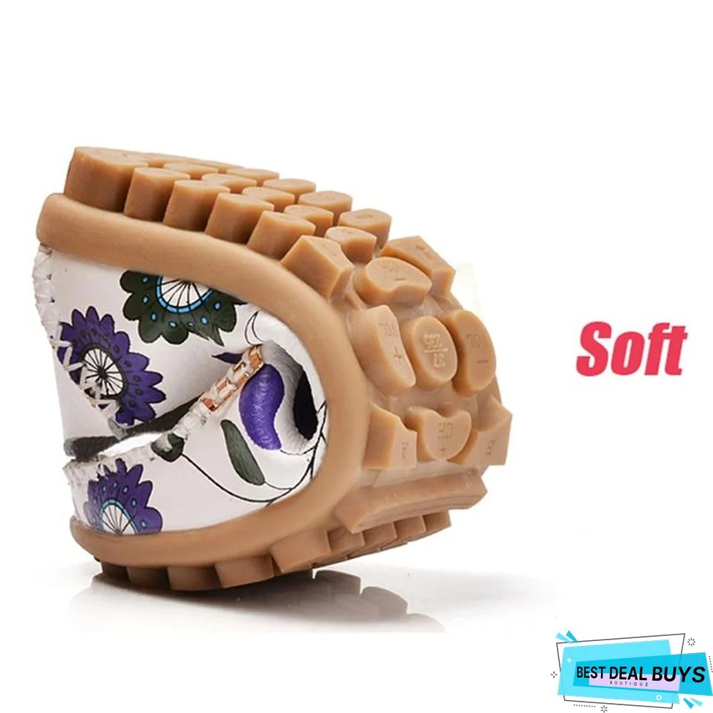 Women Genuine Leather Shoes Slip On Ballet Flats Loafers Shoes