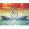 Romantic Swan  | Full Round Diamond Painting Kits