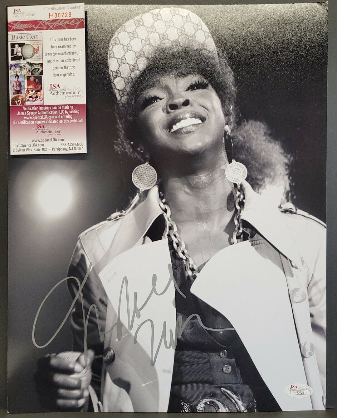 LAURYN HILL Signed Autographed THE FUGEES 11x14 Photo Poster painting. JSA