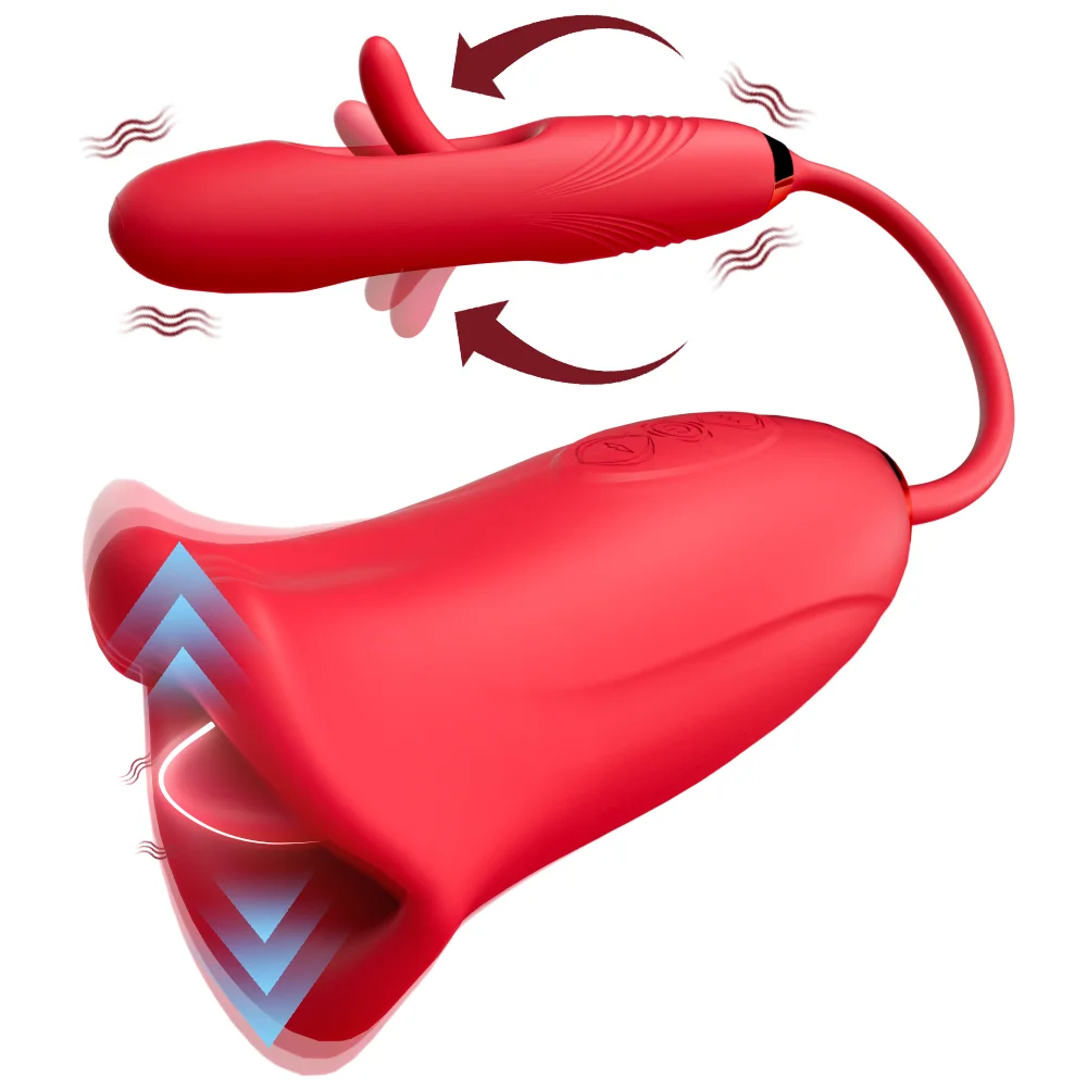 flapping clit vibrator - kissing mouth & vibration flapping clit vibrator - kissing mouth & vibration