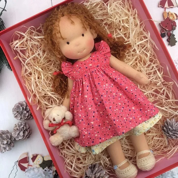🎁The Best Gift for Kids-Handmade Waldorf Doll👧 Free Shipping