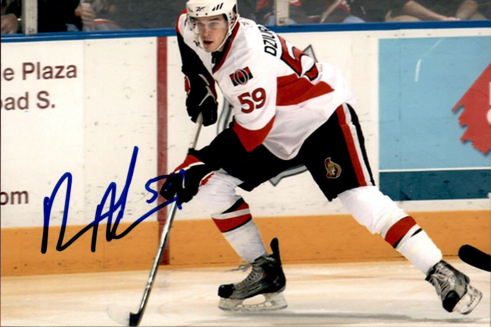 David Dave Dziurzynski SIGNED autographed 4x6 Photo Poster painting OTTAWA SENATORS