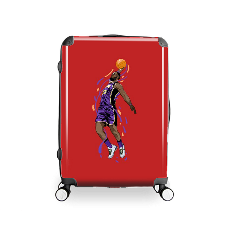 Los Angeles Lakers James, Basketball Hardside Luggage