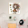 (Multi-Style) Indian Weird Girl-11CT Stamped Cross Stitch 40*40cm/15.75*15.75in tapestrymarket